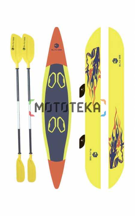 Байдарка / каяк надувной Blau See (Блау Си) Shark - 2 Премиум Байдарка / каяк надувной Blau See (Блау Си) Shark - 2 Премиум