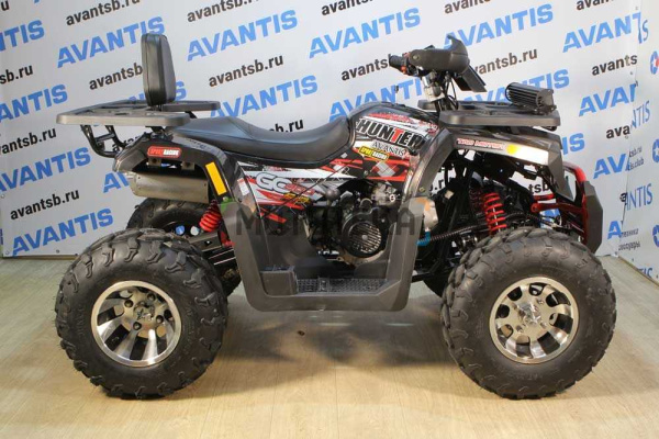 Квадроцикл Avantis (Авантис) Hunter 200 New Premium (баланс. вал) 2023 черный (машинокомплект) в магазине Мототека по цене 0 ₽
