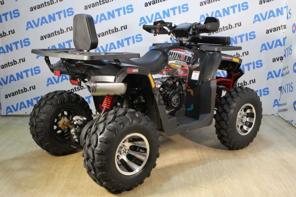 Квадроцикл Avantis (Авантис) Hunter 200 New Premium (баланс. вал) 2023 черный (машинокомплект) в магазине Мототека по цене 0 ₽