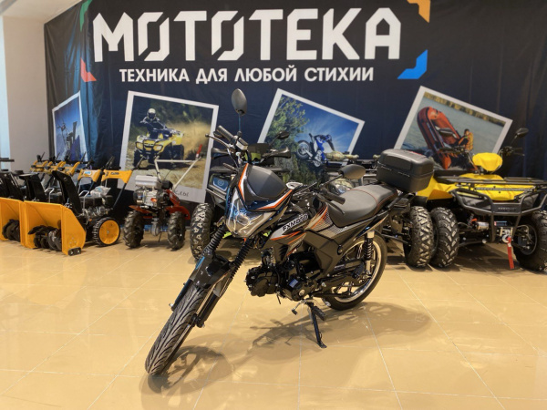Мопед FXMOTO (ФХМото) STORM LUX 49 (125) чёрный/красный | Мототека