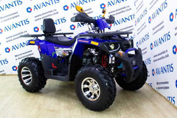 Квадроцикл Avantis (Авантис) Hunter 200 New Premium (баланс. вал) 2023 синий (машинокомплект) в магазине Мототека по цене 0 ₽