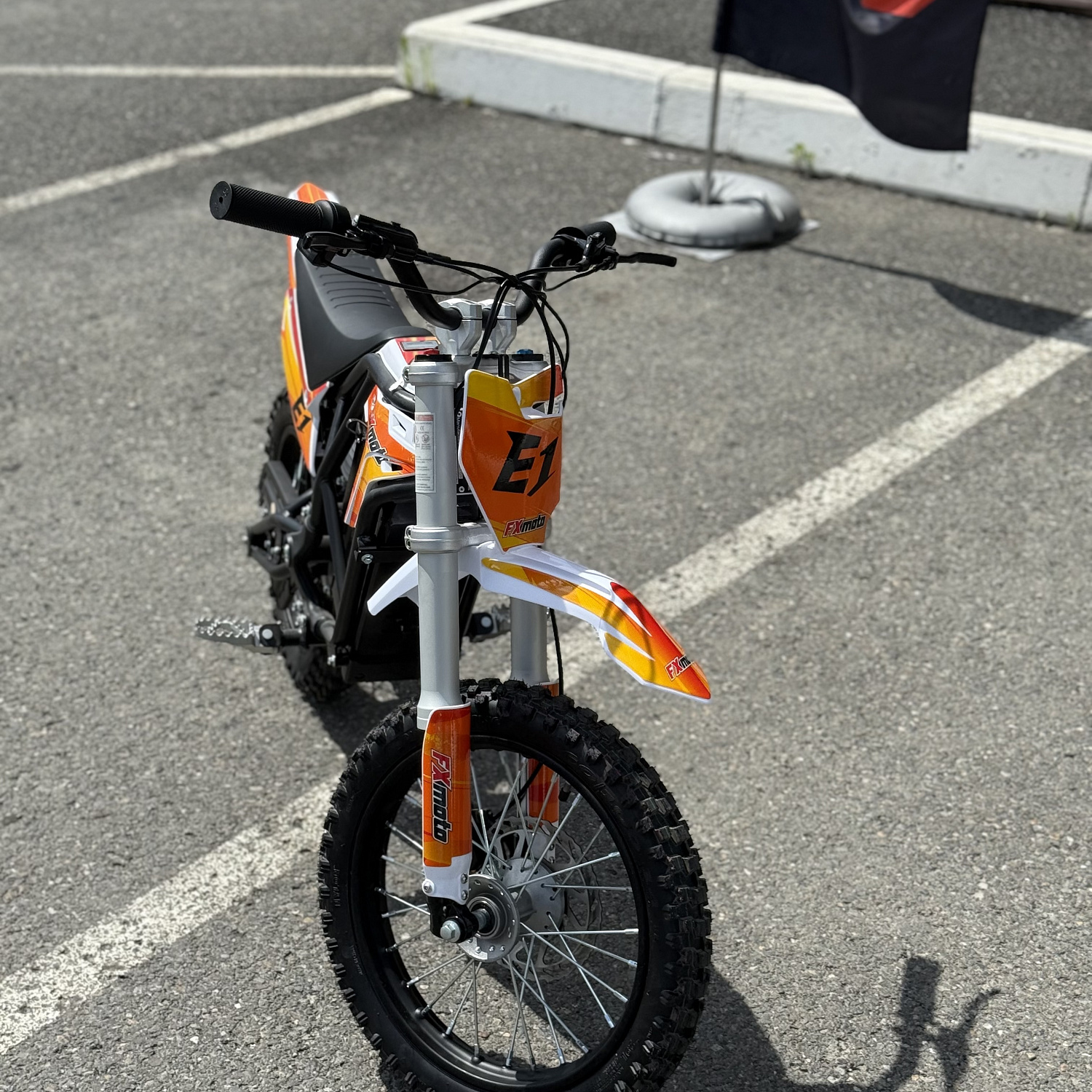 Техника в наличии! Электропитбайк FXMOTO (ФХМото) E1 оранжевый