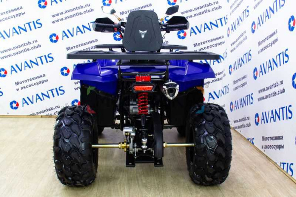 Квадроцикл Avantis (Авантис) Hunter 200 New Premium (баланс. вал) 2023 синий (машинокомплект) в магазине Мототека по цене 0 ₽